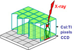 Principle for structured scintillator