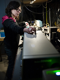 Carlota Canalias Gomez in the lab